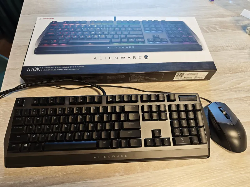 Tastatură Alienware AW510K + Mouse Alienware AW558 CADOU