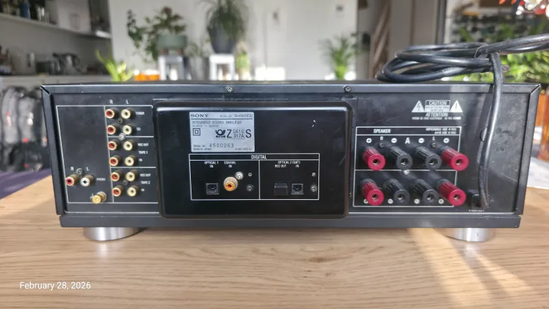 🔊 Amplificator Sony TA-F650ESD – Serie de Top (Construcție Gibraltar)
