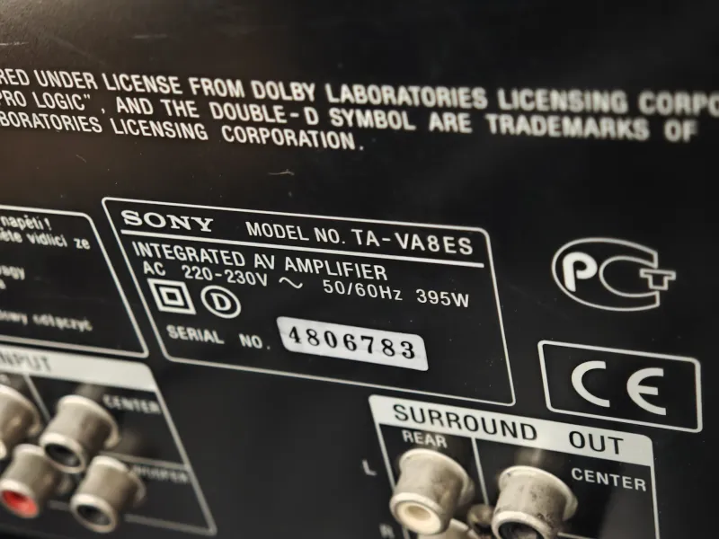 Sony TA-VA8ES – receptor AV high-end din seria premium ES de la Sony