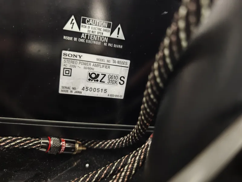 Sony TA-N55ES – legendă a seriei ES – fabricat în Japonia – stare impecabilă